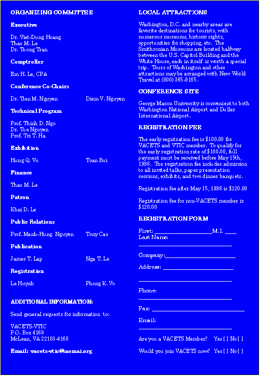 [VTIC96 Brochure Page 2 color version]